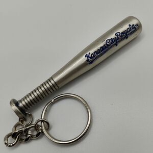 VTG 1999 Kansas City Royals Baseball George Brett Hall of Fame Key Chain Bat